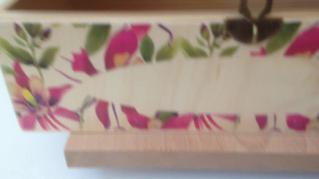 Rect. Tissue box, Purple Orchids